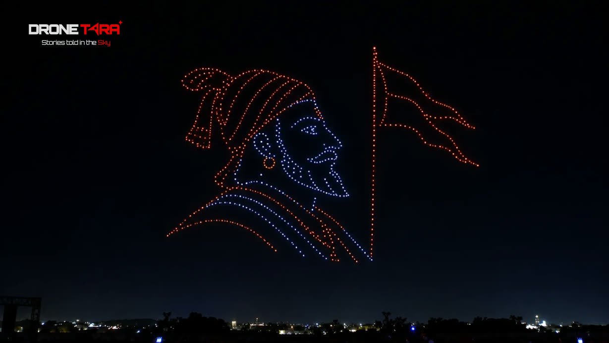 Shivaji Maharaj Sky Portrait